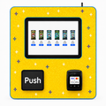Trading Card Vending Machine - Compact 6-Row
