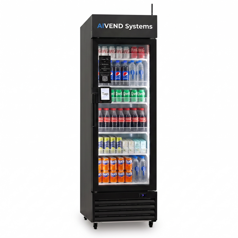 AI Smart Cooler Vending Machine 390W