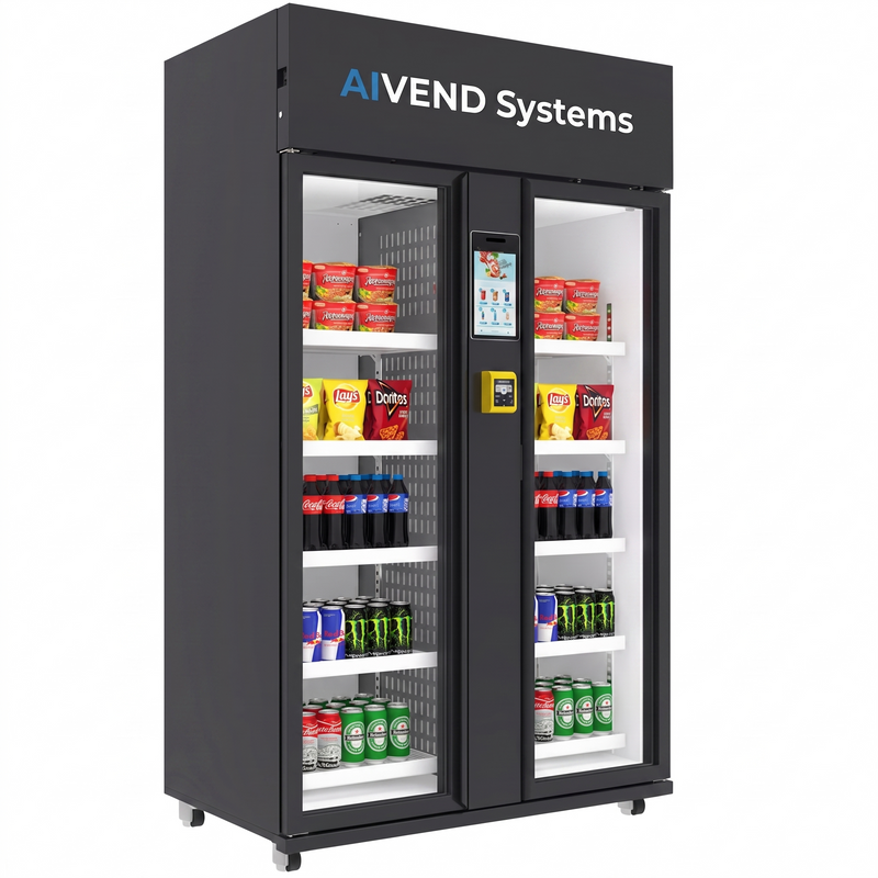 AI Smart Cooler Vending Machine 1000W